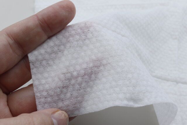 ダイソーのフローリングウェットシート（20枚、24h抗菌）のメッシュシート