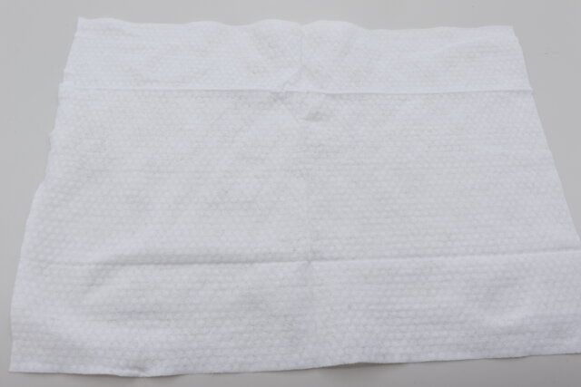 ダイソーのフローリングウェットシート（20枚、24h抗菌）のサイズ