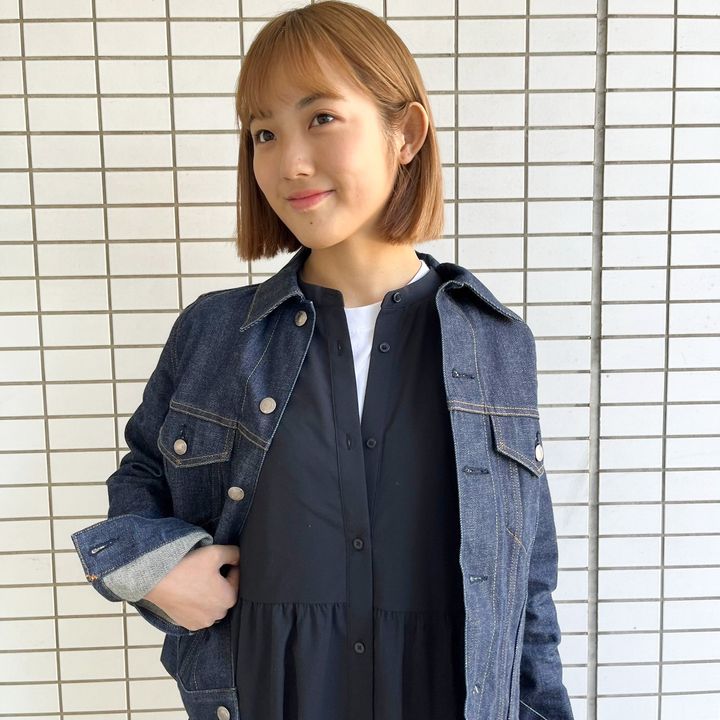 そろそろ春服をはじめよう！《GU》のティアードワンピースでつくるFUDGEスタイル