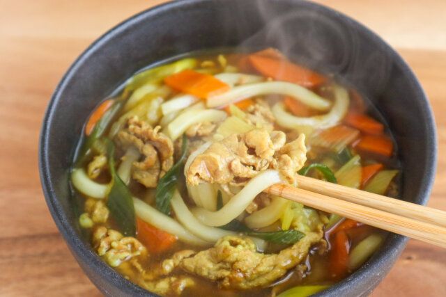 カレーうどん レシピ 完成