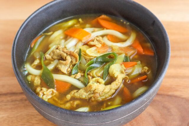 カレーうどん レシピ 完成