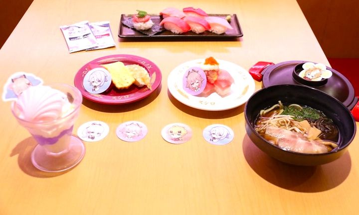 スシロー×「原神」コラボメニュー