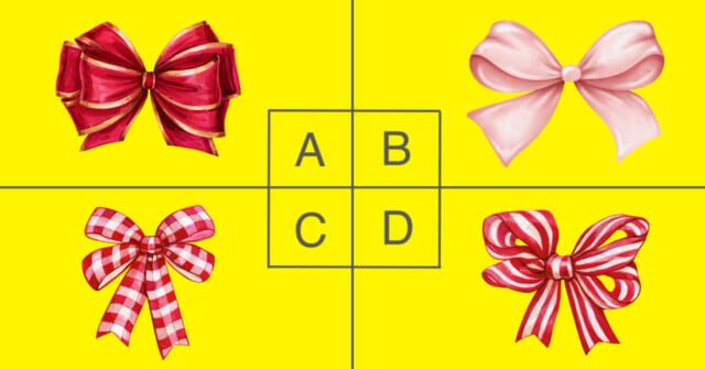 どのリボンを選ぶ？【心理テスト】恋愛における共感力を診断！