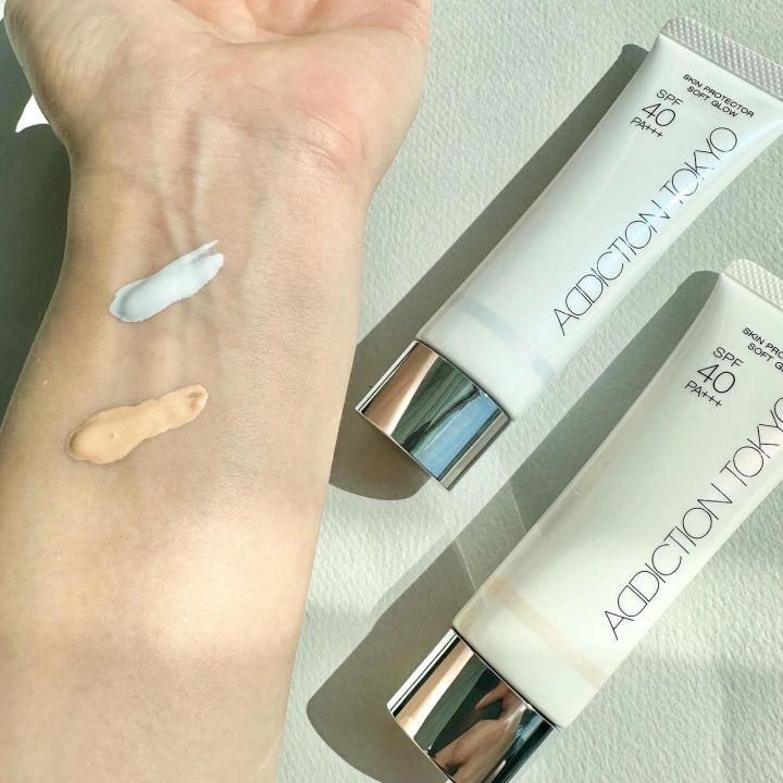アディクション_新作コスメ2024_スキンプロテクター ソフトグロウ_スウォッチ