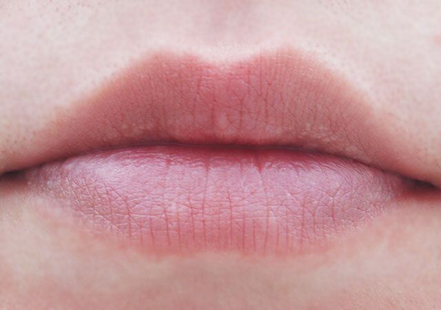 セリアのリップケアスクラブ 01CLEARの仕上がり