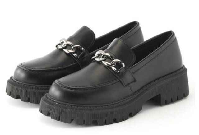 GRLチェーンタンクソールローファー