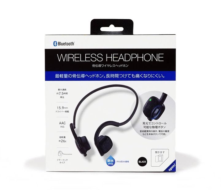 ゲオで3,278円の骨伝導ワイヤレスヘッドホン