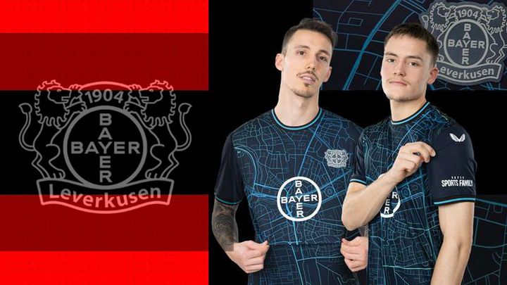 絶好調レヴァークーゼン、特別ユニフォームを発表！「地図デザイン」で街のスポーツ文化をリスペクト