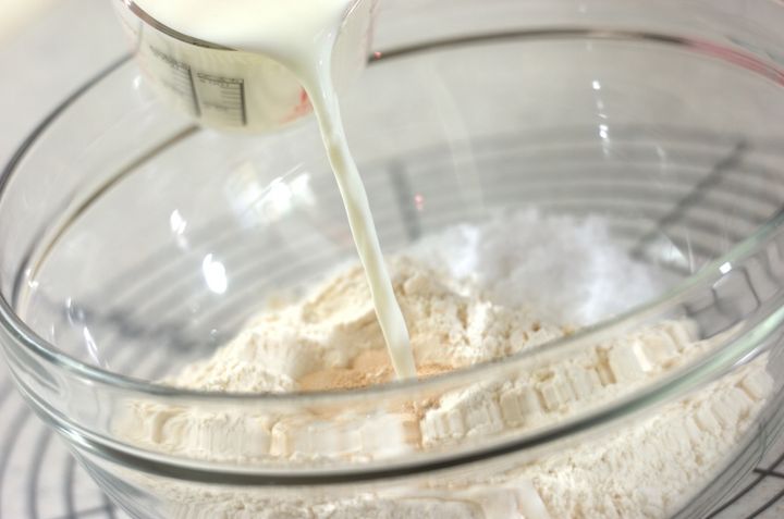 にわとりちぎりパンの作り方1