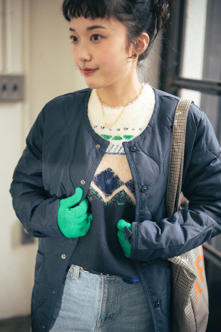 グリーンvsイエロー。デニムスタイルの可愛い差し色は？【FUDGE FRIEND おしゃれさんの毎日コーディネート】