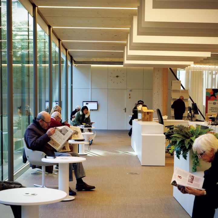 ガブリエル・ガルシア・マルケス図書館の館内