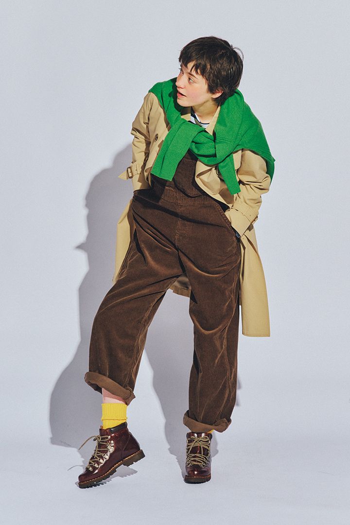 グリーンとイエローのちょい見せがオシャレすぎるコーデ【本日のFUDGE GIRL-2月24日】