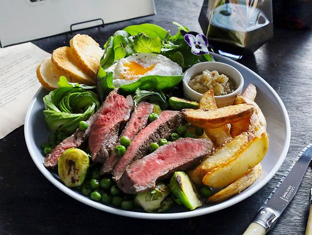 NYストリップステーキランチプレート レシピ