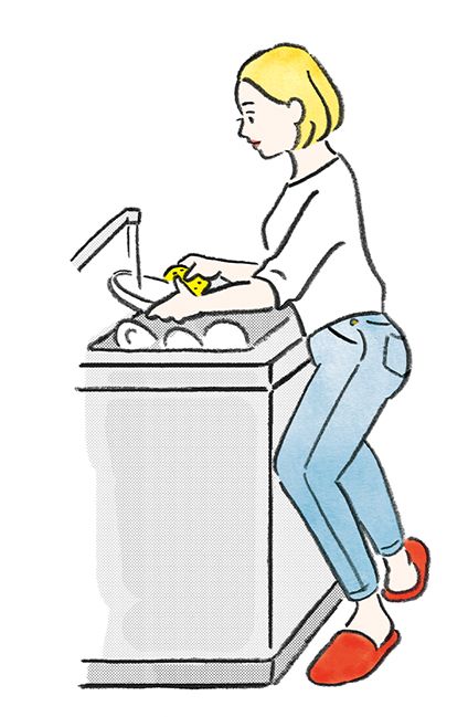 食器を洗いながら、ブランコを押しながら、気になるパーツをシェイプ！【最新号からちょっと見せ】の画像1