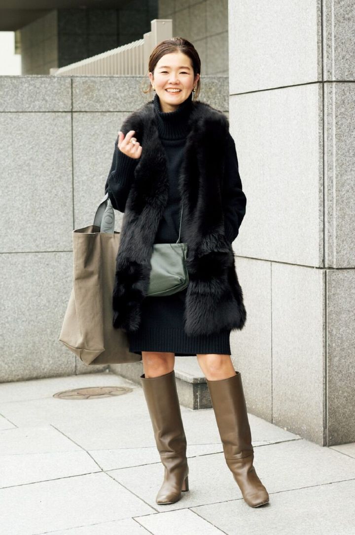 ビームス プレス 目黒越子さんスナップ ザ・ロウのバッグ