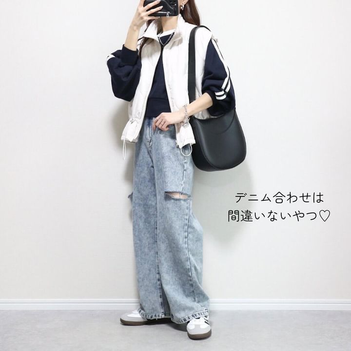 ラインスウェットしまむら_02