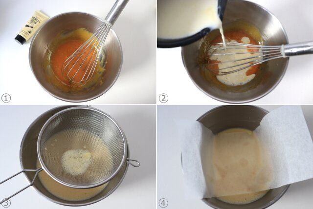 クレームブリュレ レシピ クレームブリュレ生地を作る