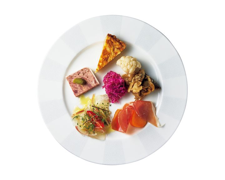 三鷹〈レストラン七條〉の「前菜盛り合わせ」