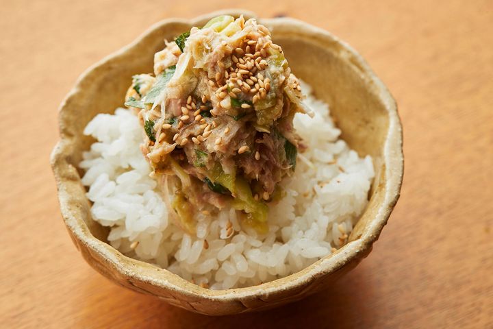 なすがいい仕事をする“ツナなめろう”