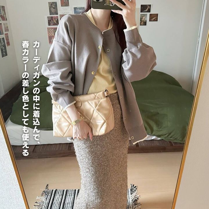 ソフトリブクールネックT_3