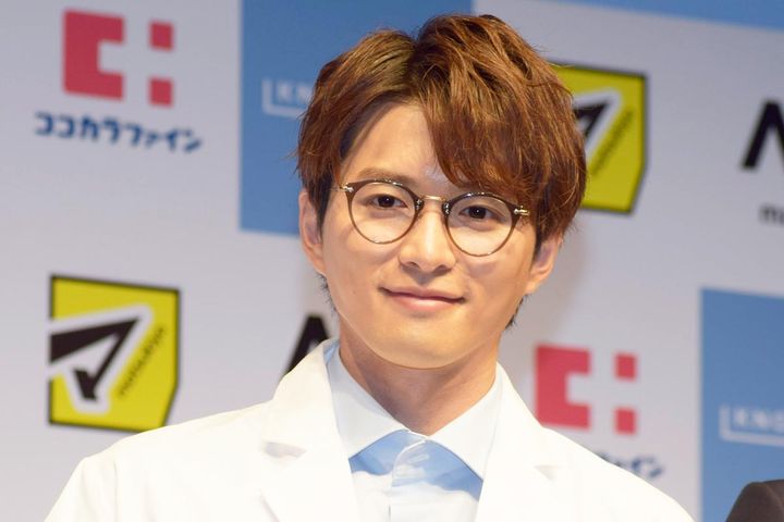 白洲迅さん「マツキヨココカラ×マンダム 新メンズコスメブランド」発表会に出席