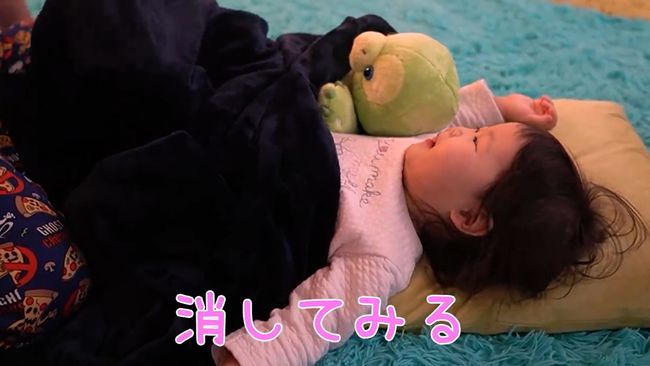 寝てほしい父vs寝たくない2才児