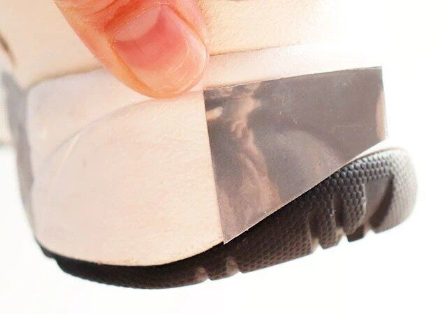 反射シールの使用例