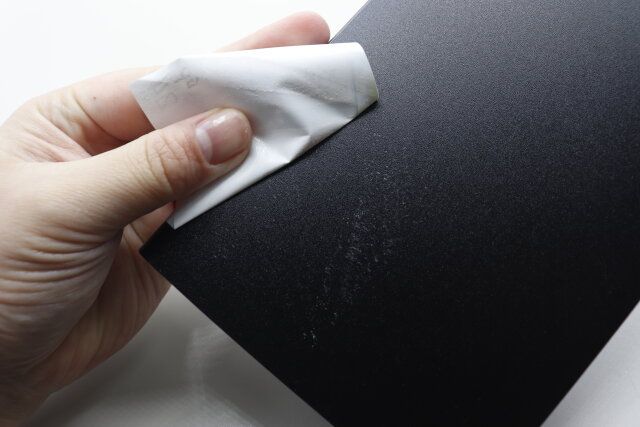 セリアの書き置き御朱印ファイル 片面御朱印用のシールははがせる