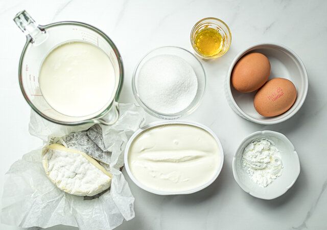 カマンベールチーズケーキ レシピ 材料