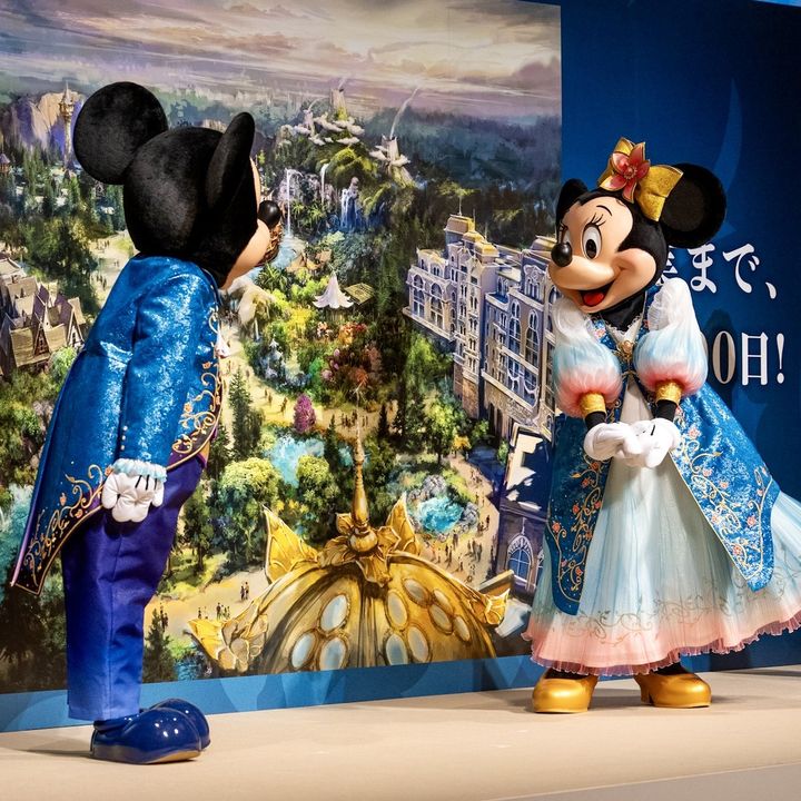 ミッキー、ミニー 写真立て たっとし ディズニー