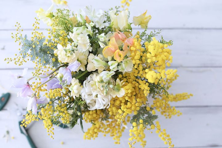 春の花アレンジ