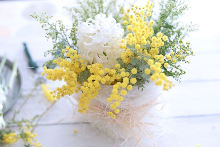 春の花アレンジ