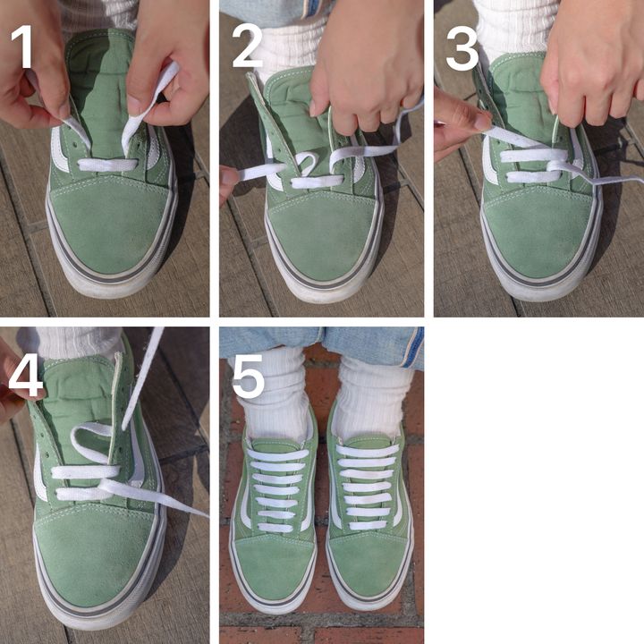 【スニーカー】おしゃれな靴ひもの結び方6選をFUDGEが伝授！基本から変わり種まで