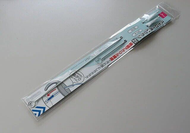 ダイソーのストロー洗いブラシ 2本のパッケージ