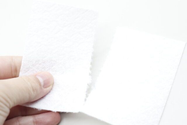 セリアのピカピカ！輝き蘇る磨きシートは半分でも使える