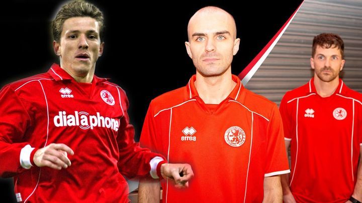 ミドルズブラに「伝説の優勝チーム」の復刻ユニフォームが登場！栄光の2003-04シーズンがよみがえる