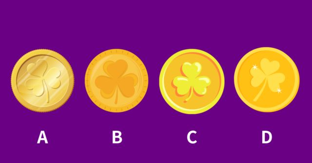 どのコインが好き？【心理テスト】あなたの自己実現度を診断！