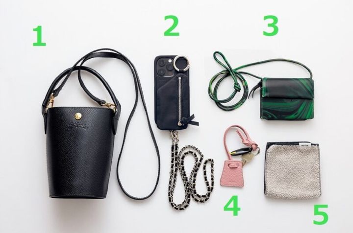 ロンシャンのエピュレXSサイズ ヘアスタイリストshucoさんのバッグの中身