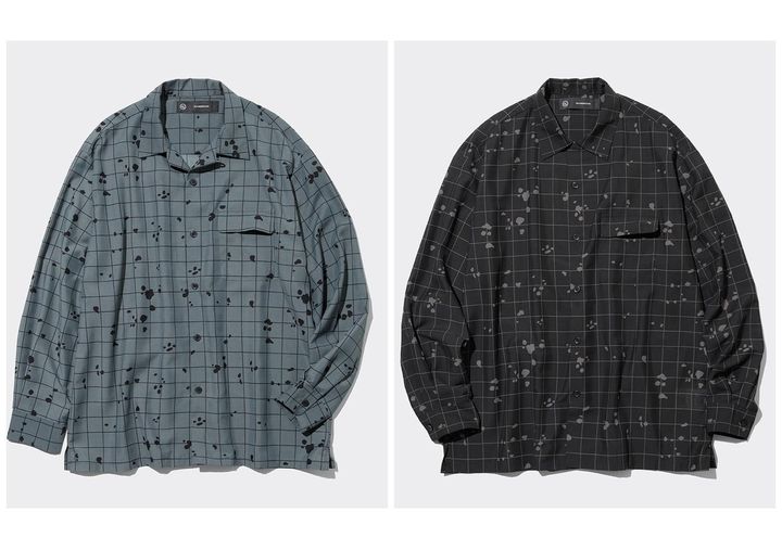 画像: 【GU × UNDERCOVER】シアーオーバーサイズシャツ(長袖) UNDERCOVER 各¥3,990 www.gu-global.com