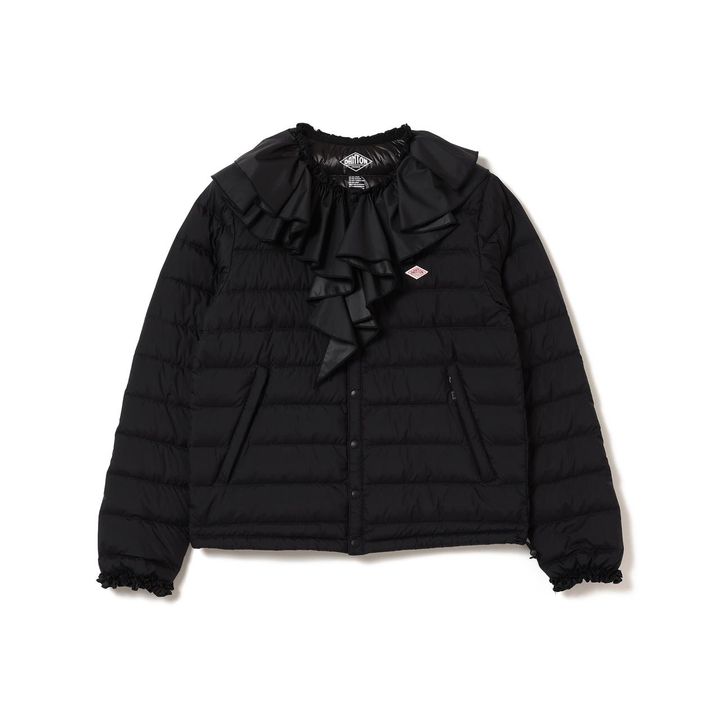 画像: 【BEAMS COUTURE】「フリルカラーダウンジャケット」＜ブラック＞¥42,900（税込） BEAMS COUTURE