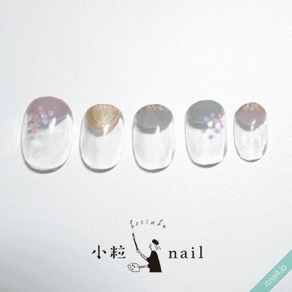 小粒nailが投稿したネイルデザイン [photoid:I0079897] via Itnail Design (728798)