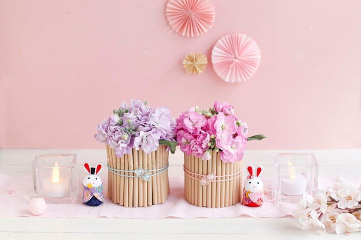 ひな祭りのアレンジ