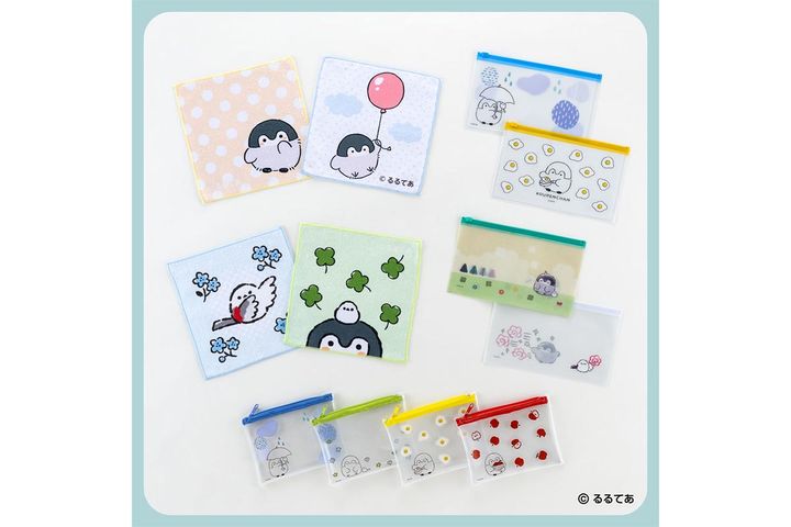 「セリア」×「コウペンちゃん」、ポーチ類／（C）るるてあ