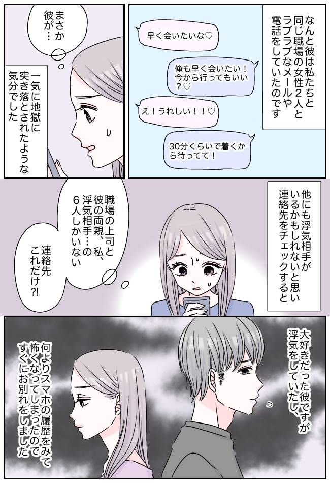 「彼って何者…？」彼のスマホを覗いた私⇒浮気の証拠よりも恐怖の履歴を発見して…？！