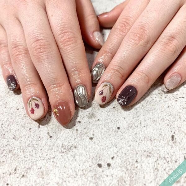 MILKが投稿したネイルデザイン [photoid:I0077793] via Itnail Design (728841)