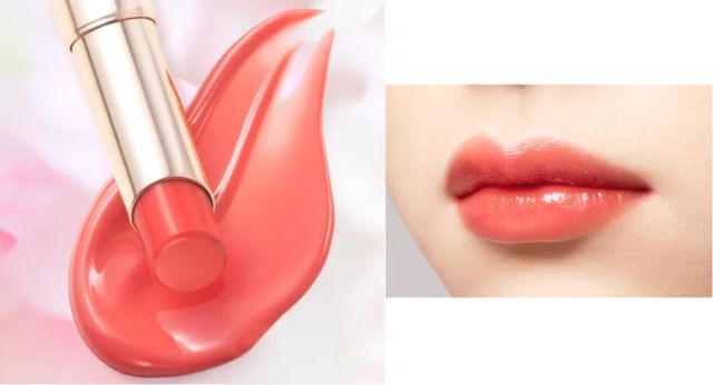 リップティント使用