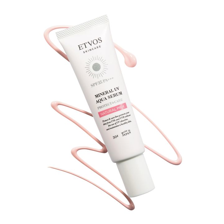 ETVOS ミネラルUVアクアセラム ナチュラルピンク