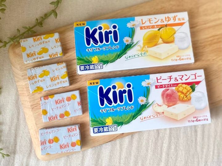 「キリ®フルーツブレンド レモン&ゆず風味」 「キリ®フルーツブレンド ピーチ&マンゴー」