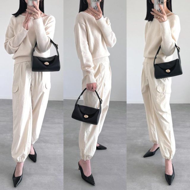 UNIQLO「イージーカーゴパンツコーデ」