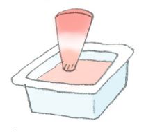 桃の節句には桃の花。コーヒーフィルターで作る、枯れずにふわりと咲き誇る「桃とひなあられの吊り飾り」の画像3